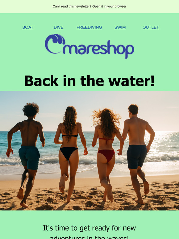 Back in the water!