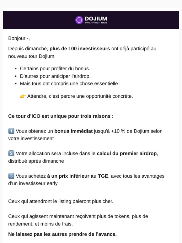 💬 Ils ont sauté le pas dimanche… et vous ?