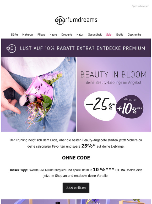 Beauty in Bloom: 25% + 10% – nur kurz! 🌸
