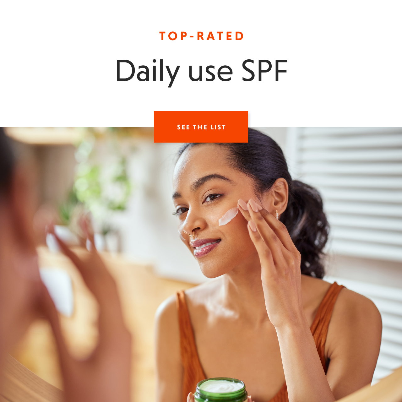 Daily use SPF - SEE LIST