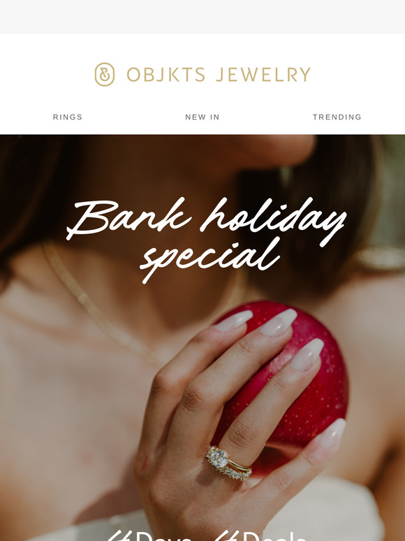 4 Days. 4 Deals. Bank Holiday magic is coming! ✨🧺