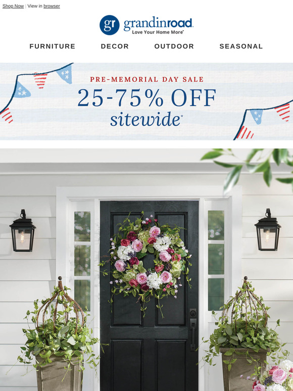 Put a happy face on your front porch décor