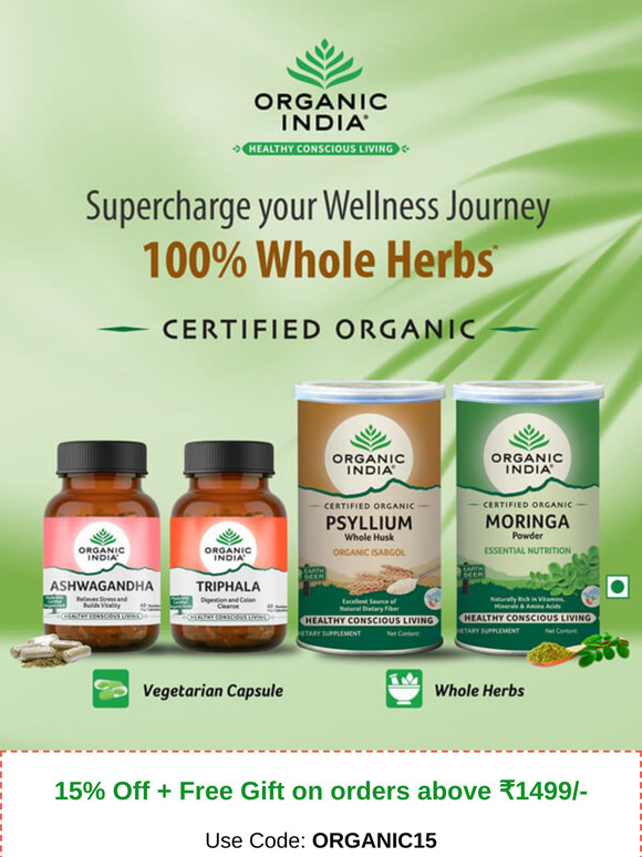 Hey there Boost Your Wellness + Save 15% on Organic Herbs 🌿