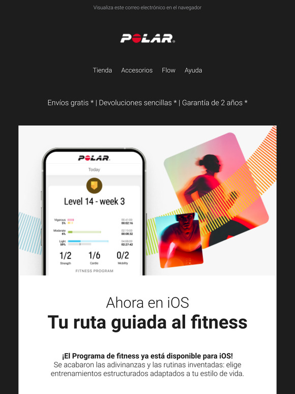 Programa de fitness: ahora en iOS