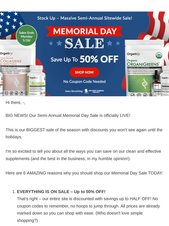 🎉 Up to 50% OFF in our Semi-Annual Sale!