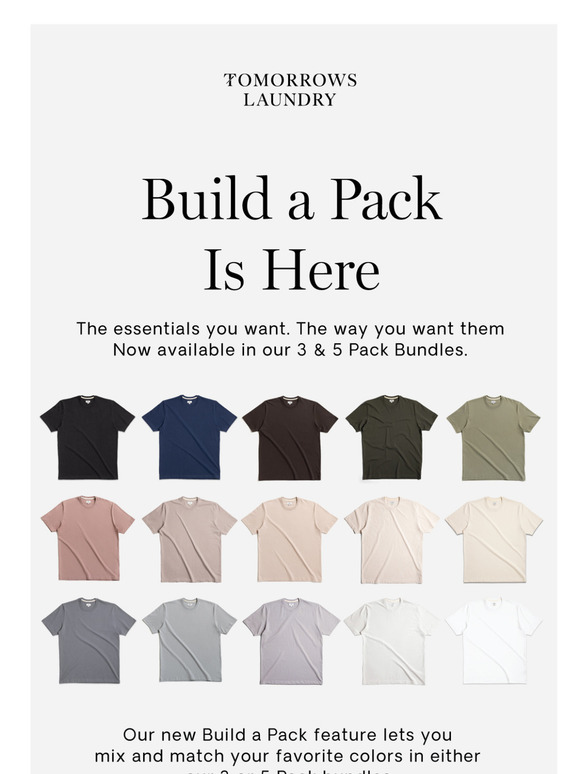 Build Your Own Bundle—Your Essentials, Your Way
