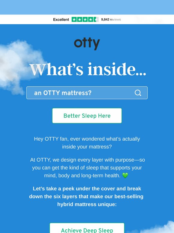 What’s inside an OTTY mattress? 🧐