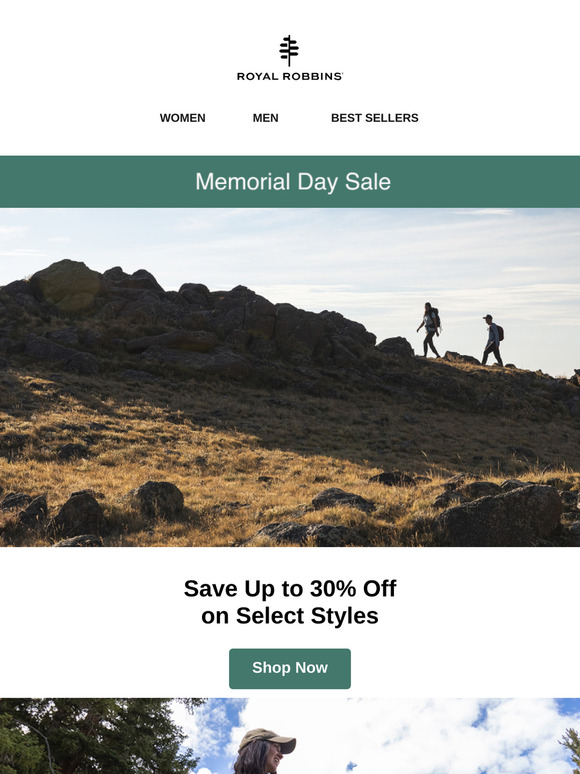 This Weekend Only - Save Up to 30% Off on Select Styles