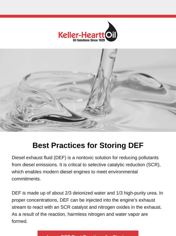 DEF Storage Made Simple 🛢️
