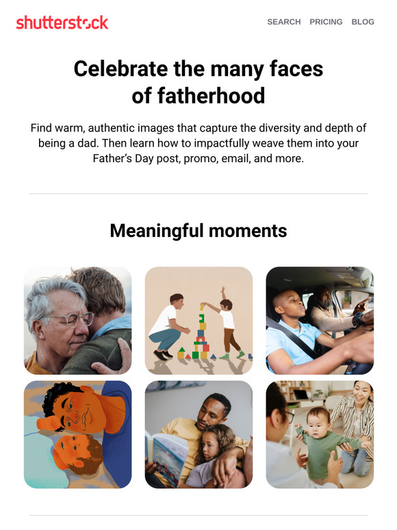 Find heartfelt images for Father’s Day ✨