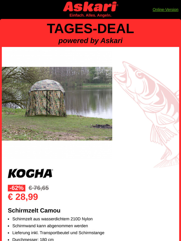 Neue Woche, neuer Tages-Deal! Nur heute gültig!