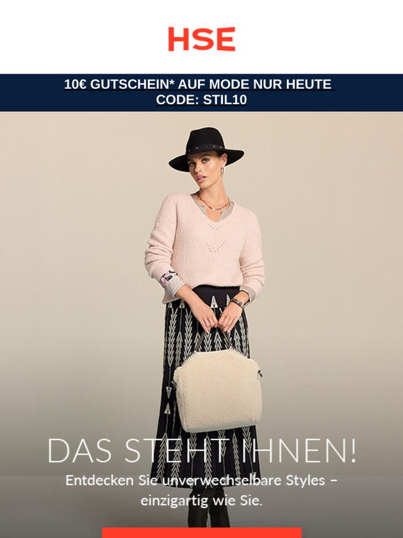 10€ Gutschein auf Mode: Mehr Stil, weniger zahlen
