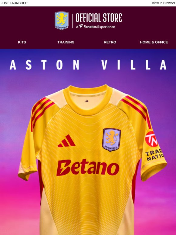 OUT NOW: 25/26 Away Goalkeeper Kit