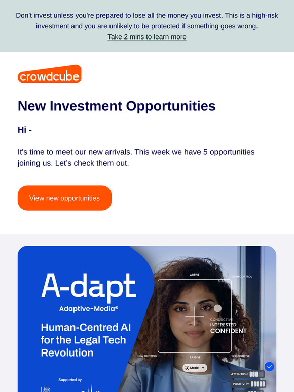 New Investment Opportunities
