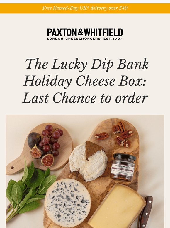 Last chance for the Lucky Dip Box