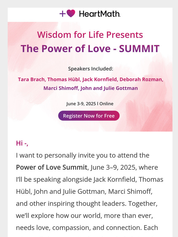 Join Me at the Power of Love Summit (Free)