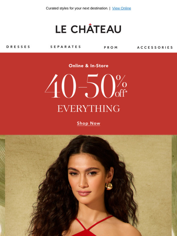 PARADISE FOUND: 40-50% OFF