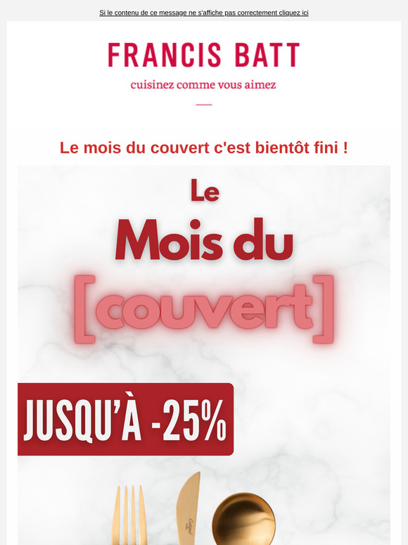Le mois du couvert c'est bientôt fini !