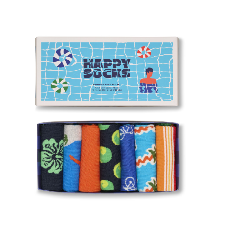 7-Pack Seven Day Vacay Socks Gift Set