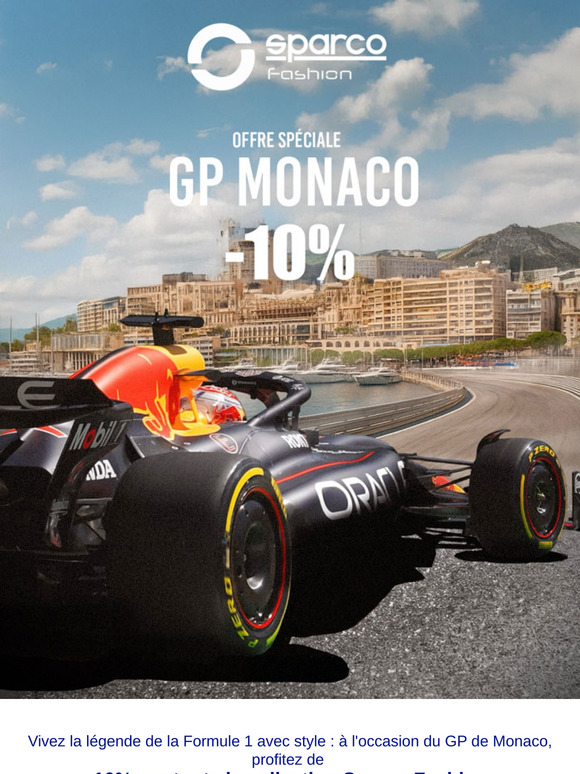 🏎️ -10% à l’occasion du GP de Monaco