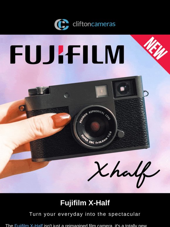 NEW Fujifilm X-Half 🪩 a unique camera for the everyday