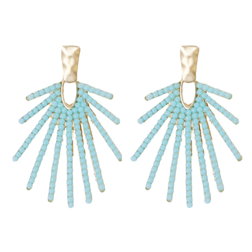 Image of Light Turquoise Sunburst Drops