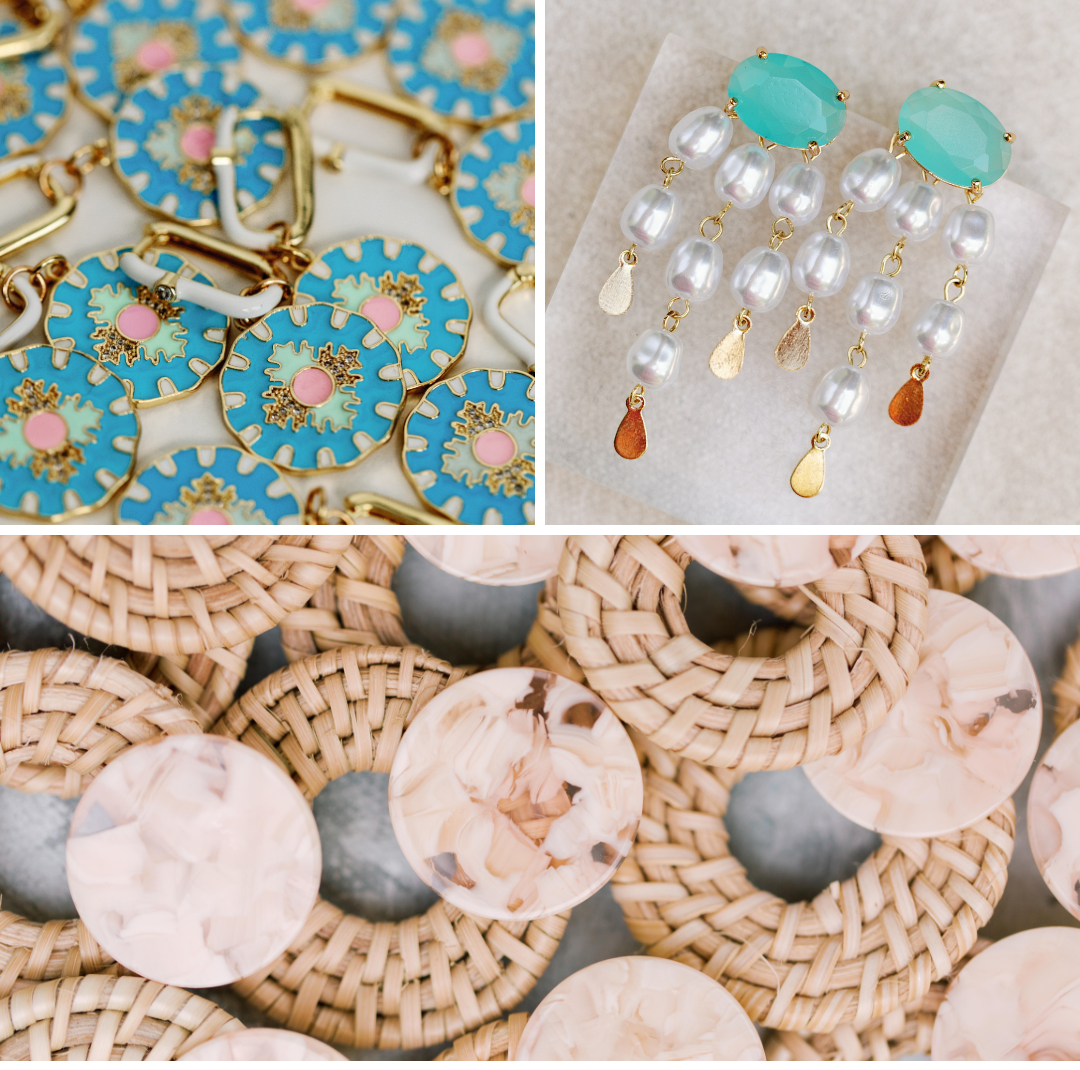Capri and Bali Statement Earrings