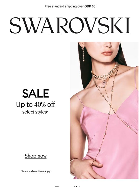 The Swarovski sale is now on