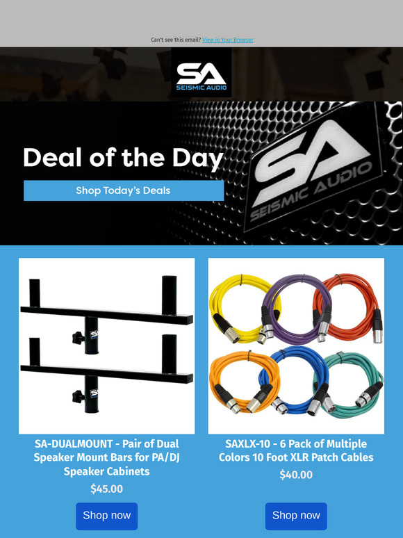 🎉 Memorial Day Deals Await You on Select PA/DJ Gear!