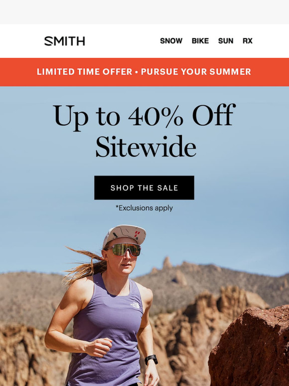 LOW STOCK: Up to 40% Off