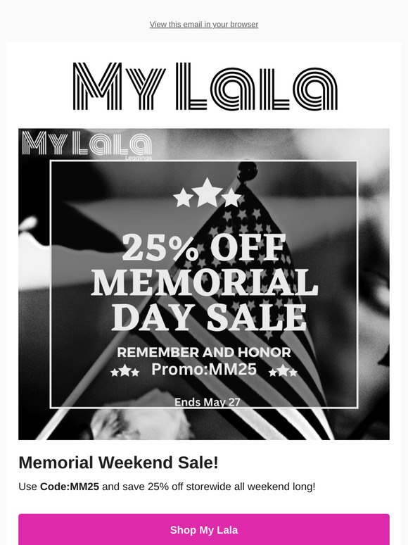 Memorial Weekend Savings 🥰