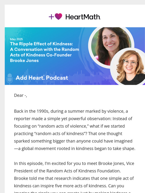 The Ripple Effect of Kindness: A Conversation with the Random Acts of Kindness Co-Founder