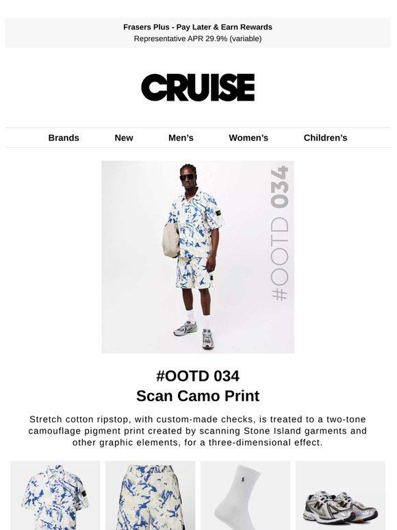Stone Island Scan Camo