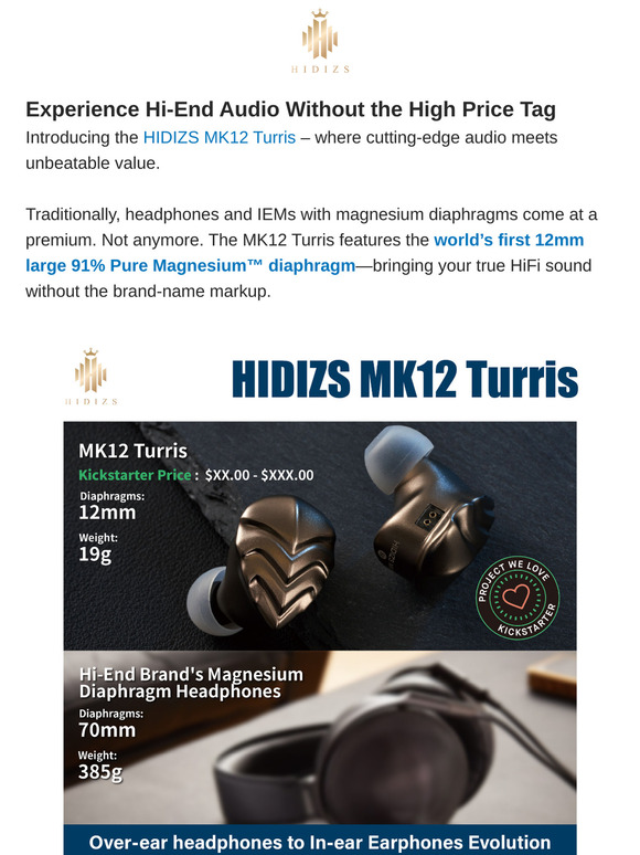 Say Goodbye to Costly Hi-End Headphones &IEMs – Meet MK12 Turris