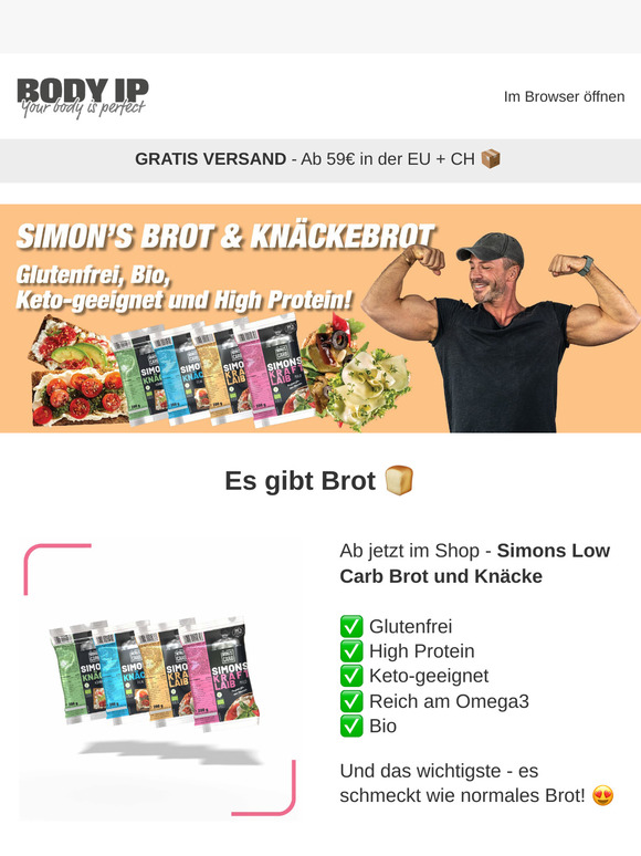 🌟 Low Carb Brot: Jetzt im Shop verfügbar!