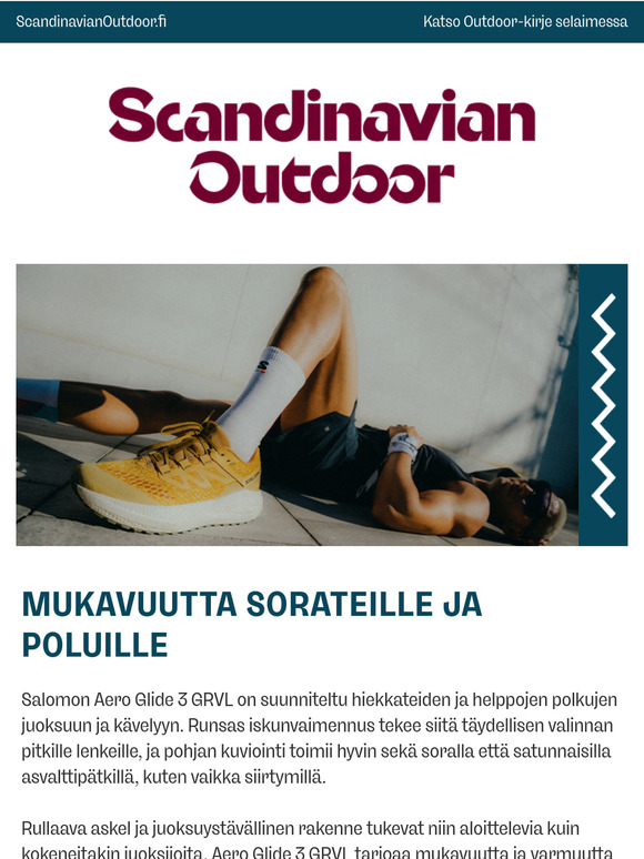 Juokse pidemmälle – Salomon Aero Glide 3 GRVL