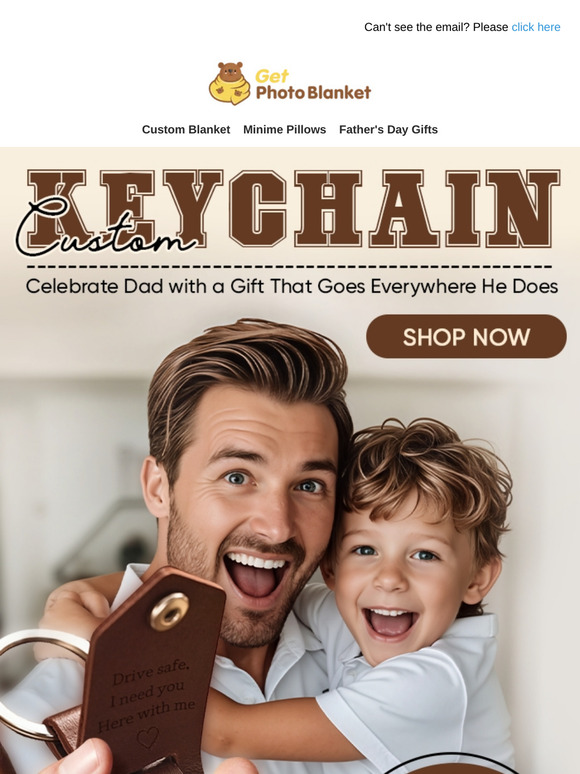 His Keys, His Memories – Custom Keychains for Father’s Day