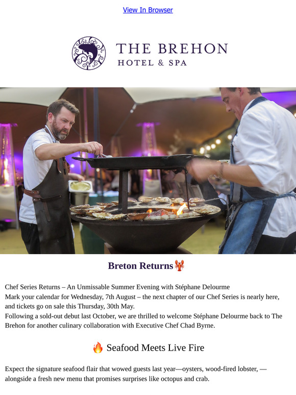 Breton returns... get your tickets next Thursday 30th May