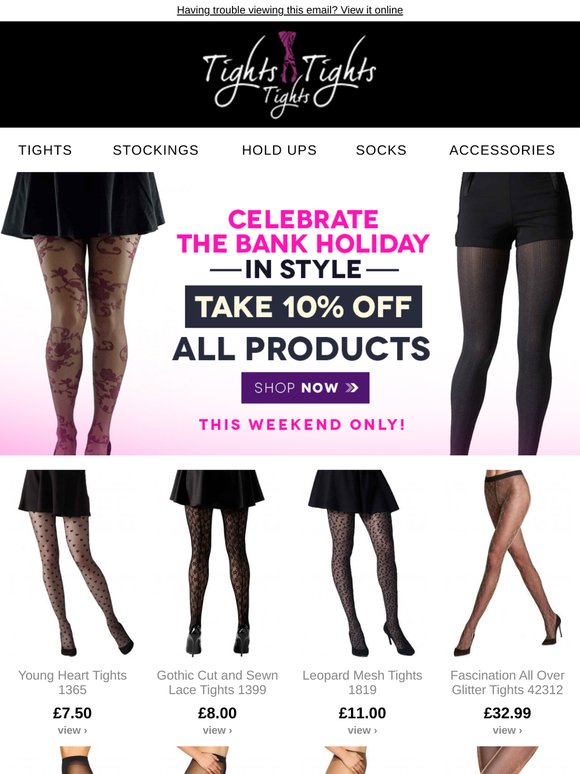 Celebrate the Bank Holiday in Style - Take 10% Off All Products, This Weekend Only!