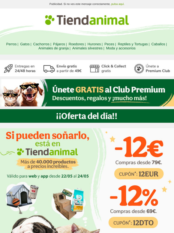 Hasta 12% de DTO 😻 ¡No te lo pierdas! 🏃‍♀️