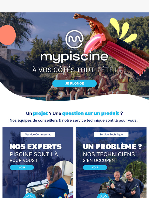 MyPiscine, le partenaire de votre Piscine ! 🌞