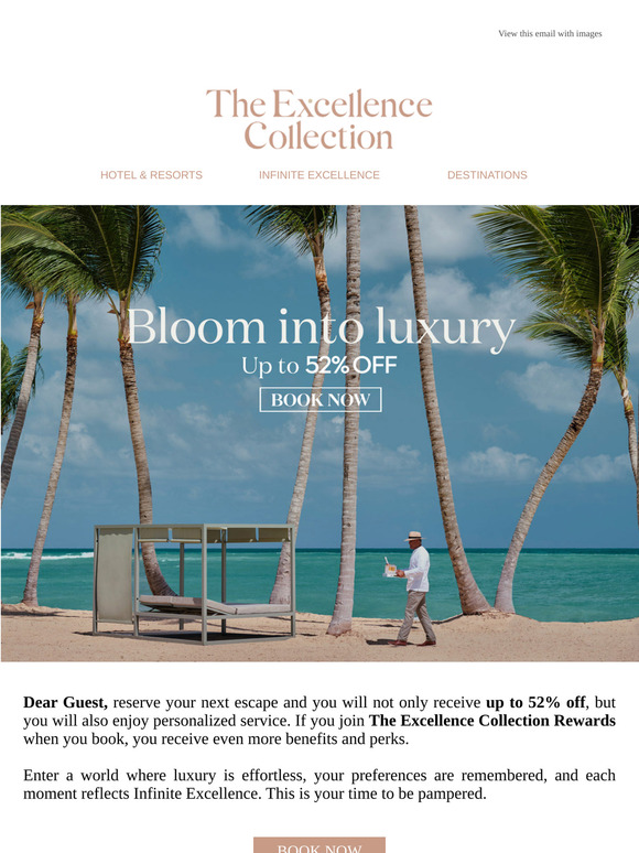 Escape to a place where every detail delights for up to 52% off, Dear Guest