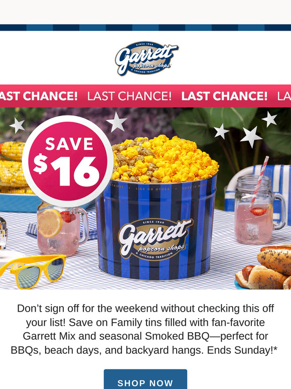 Last Chance to Save on Family Tins 🥳