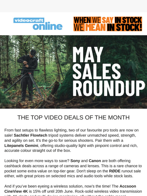 May Sales Roundup