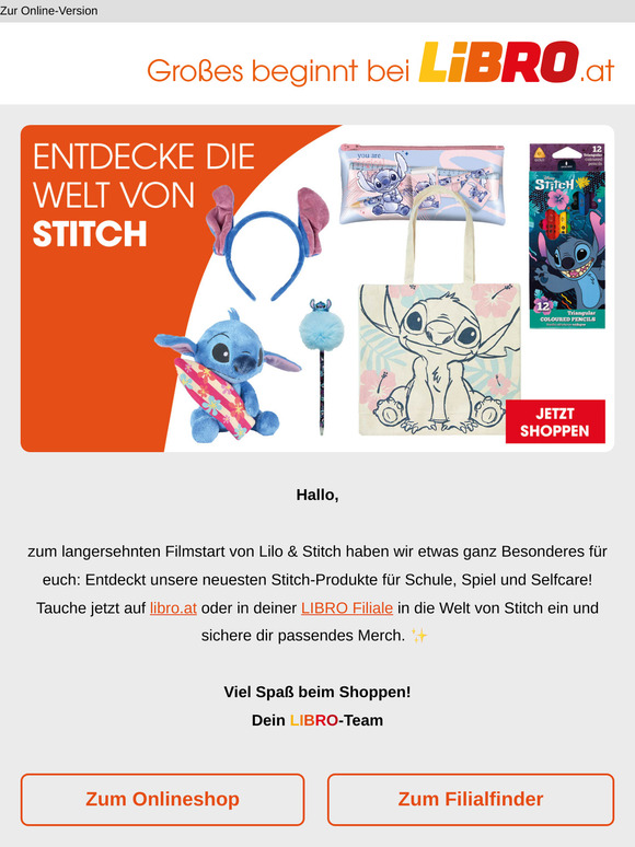 Aloha, Stitch-Fans! Entdeckt die coolsten Must-Haves mit Stitch Motiv!