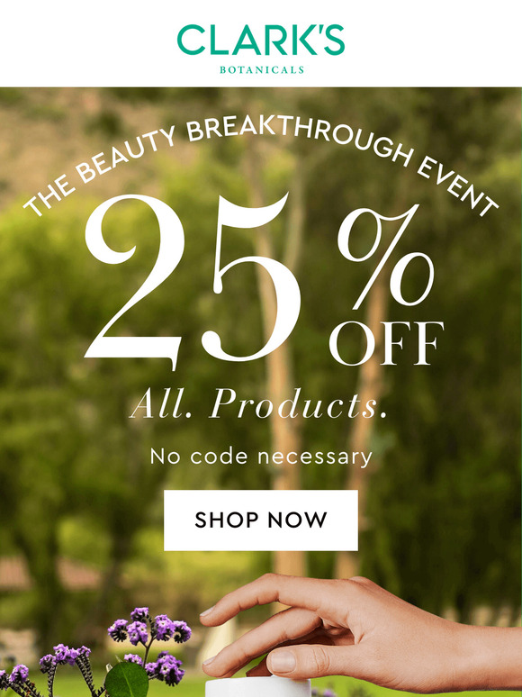 25% Off EVERY.THING.