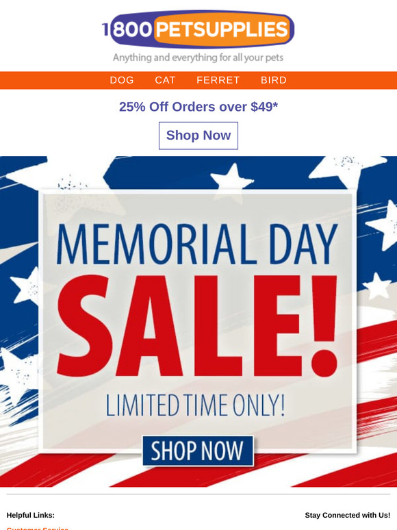 Three Day Weekend AND Sales? Yes Please! 25% Off Your Order