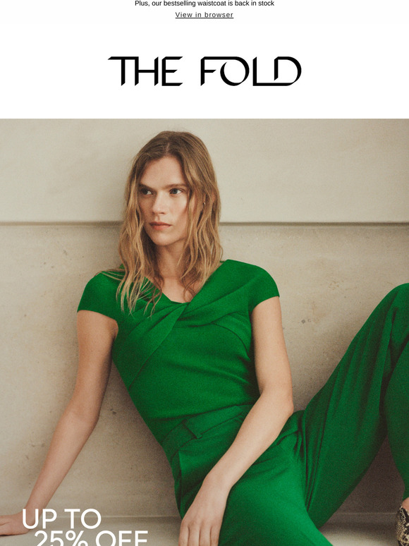Smart, chic and with up to 25% off