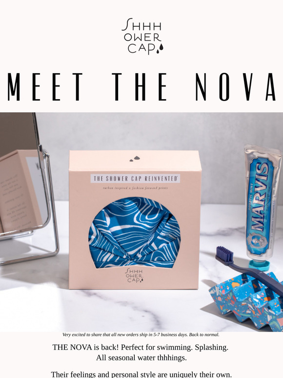 THE NOVA is back in stock! 💦