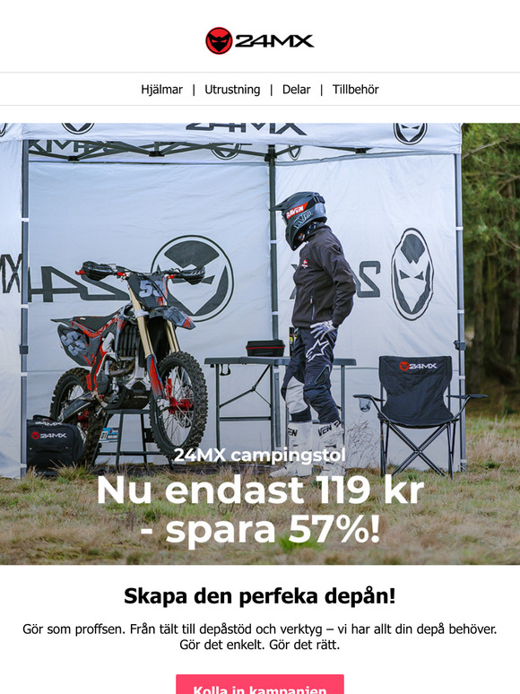 Tält, stöd, verktyg - allt på ett ställe